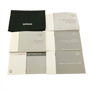 2017-2018 Nissan Maxima Owners Manual with Storage Cover (Used OEM)