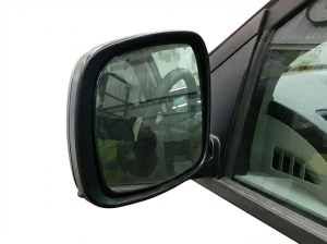 2011-2020 Dodge Grand Caravan Black Power Heated Door/Side View Mirror - Left (Driver) (Used OEM)