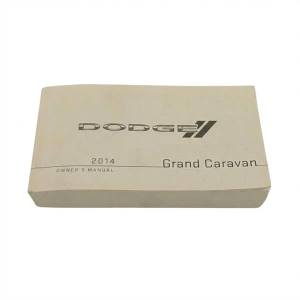 2014 Dodge Grand Caravan Owners Manual with Storage Cover (Used OEM)