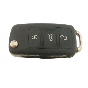 2010-2016 Volkswagen Tiguan Flip-Key Keyless Entry Transmitter (Used OEM)
