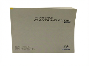 2014-2016 Hyundai Elantra Owners Manual (Used OEM)