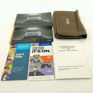 2017-2021 Jeep Compass Owners Manual with Cover (Used OEM)