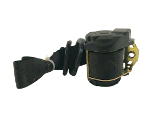 1997-2004 Porsche Boxster Black Seat Belt Retractor Assembly - Front (Used OEM)