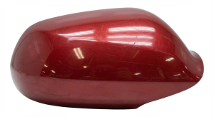 2005-2006 Hyundai Santa Fe Red Power Door/Side View Mirror - Left (Driver) (Used OEM)