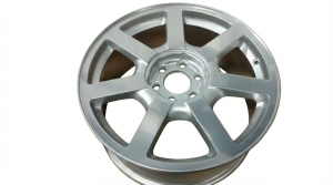 2005 Cadillac SRX 18x8 7-Spoke Polished Silver Alloy Wheel (Remanufactured OEM)