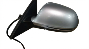 2009 Audi A4 Silver Power Door/Side View Mirror - Left (Driver) (Used OEM)