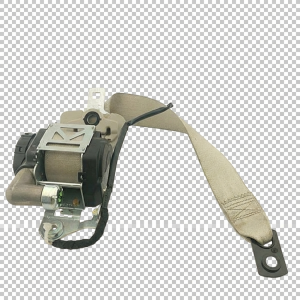 2011-2015 Ford Flex Tan Seat Belt Buckle with Pretensioner - Front (Used OEM)