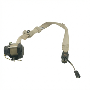 2011-2012 Lincoln MKS Tan Seat Belt Assembly with Pretensioner - Front (Used OEM)