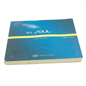 2014-2019 Kia Soul Owners Manual (Used OEM)