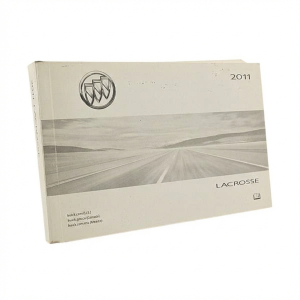 2011 Buick LaCrosse Owners Manual with Storage Cover (Used OEM)