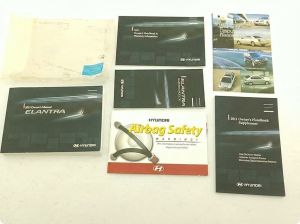 2011-2013 Hyundai Elantra Owners Manual with Storage Cover (Used OEM)
