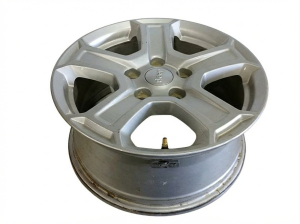 2018-2023 Jeep Wrangler Silver 5-Spoke Tech Silver Alloy Wheel (Used OEM)