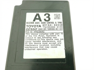 2012-2017 Toyota Camry Door Control Module and TPMS Receiver (Used OEM)