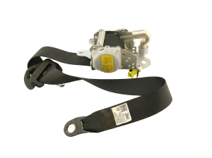 2011-2016 Toyota Venza Black Seat Belt Assembly with Pretensioner - Front (Used OEM)