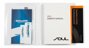2014-2019 Kia Soul Owners Manual with Storage Cover (Used OEM)
