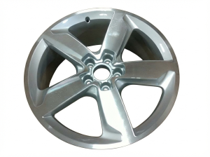 2014-2017 Audi SQ5 Silver 19x8 5-Spoke Machined Silver Alloy Wheel (Used OEM)