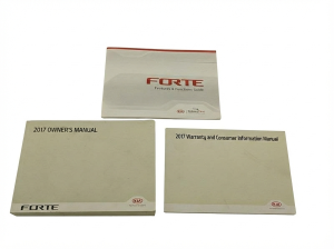 2017-2018 Kia Forte Owners Manual with Storage Cover (Used OEM)