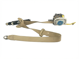 2005-2010 Toyota Avalon Tan Seat Belt Retractor Assembly with Pretensioner - Front (Used OEM)