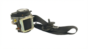2010-2017 BMW 550i GT Black Seat Belt Assembly with Pretensioner - Front (Used OEM)