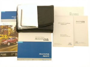 2013-2018 Hyundai Santa Fe Owners Manual and Case (Used OEM)