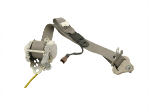2009-2013 Subaru Forester Gray Seat Belt Assembly with Pretensioner - Front (Used OEM)