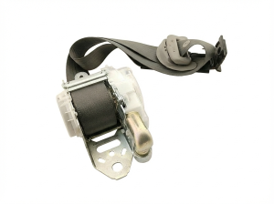 2011-2013 Toyota Highlander Gray Seat Belt Assembly with Pretensioner - Front (Used OEM)