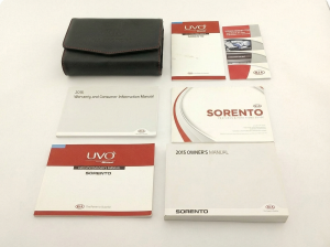 2014-2015 Kia Sorento Owners Manual with Storage Cover (Used OEM)