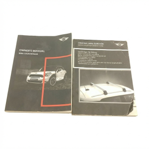 2013-2016 Mini Cooper Paceman Owners Manual (Used OEM)