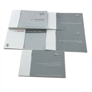 2014 Nissan Maxima Owners Manual (Used OEM)
