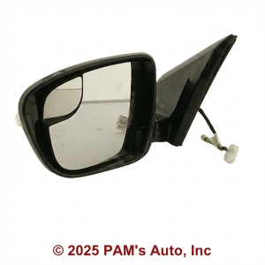 2015 Nissan Murano White Power Door/Side View Mirror - Left (Driver) (Used OEM)