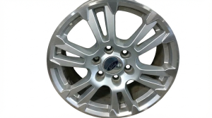 2015-2017 Ford F-150 18x7.5 12-Spoke Machined Aluminum Silver Painted Alloy Wheel (Used OEM)
