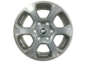 2021-2025 Ford Bronco Gray 17x7.5 6-Spoke Charcoal Painted Alloy Wheel (New OEM)