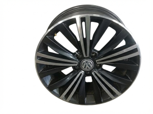 2018-2020 Volkswagen Tiguan 18x7 20-Spoke Two-Tone Alloy Wheel (Used OEM)