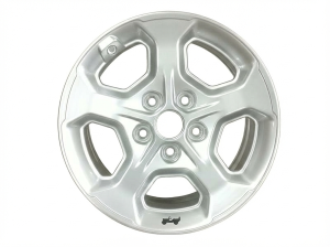 2021-2022 Jeep Wrangler 17x7.5 5-Spoke Silver Painted Aluminum Wheel (New OEM)