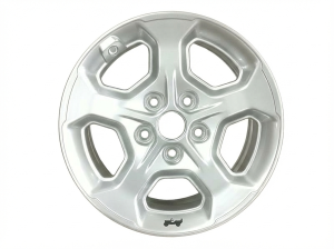 2021-2022 Jeep Wrangler 17x7.5 5-Spoke Silver Painted Aluminum Wheel (New OEM)