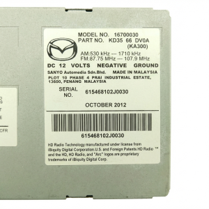 2013-2015 Mazda CX-5 AM-FM-CD Navigation Radio with Display (Used OEM)