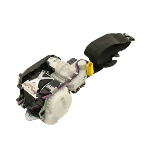 2011-2018 Audi A8 Black Seat Belt Assembly with Pretensioner - Front (Used OEM)