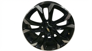 2021-2023 Chevrolet Trailblazer Black 17-inch 5 Double-Spoke Machined Black Alloy Wheel (Used OEM)