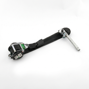 2013-2017 Maserati Quattroporte Black Seat Belt Assembly with Pretensioner - Front (Used OEM)