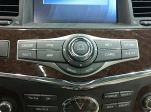 2015-2017 INFINITI QX80 Infotainment Screen Control Panel (Used OEM)