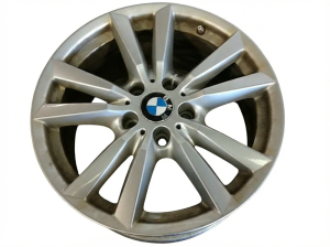 2014-2018 BMW X5 5 V-Spoke Painted Silver Alloy Wheel (Used OEM)