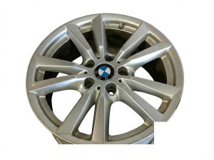 2014-2018 BMW X5 5 V-Spoke Painted Silver Alloy Wheel (Used OEM)