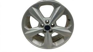 2015-2024 Ford Edge Silver 18x8 5-Spoke Painted Silver Alloy Wheel (Used OEM)