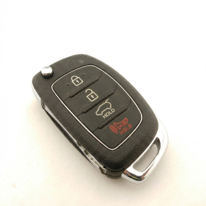 2013-2015 Hyundai Santa Fe Flip Key Keyless Entry Transmitter (Used OEM)
