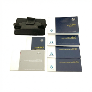 2011-2012 Nissan LEAF Owners Manual with Storage Cover (Used OEM)