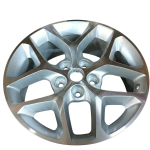 2016-2017 Buick Regal Silver 18-inch 5 Y-Spoke Machined Black Alloy Wheel (Used OEM)