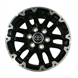 2023-2025 Toyota Sequoia Black Black Machined Lip Alloy Wheel (New OEM)