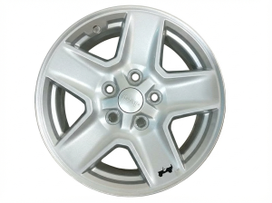 2021-2023 Jeep Gladiator Silver 17x7.5 5-Spoke Painted Silver Aluminum Wheel (New OEM)