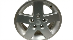 2007-2018 Jeep Wrangler Silver 5-Spoke Alloy Wheel (Used OEM)