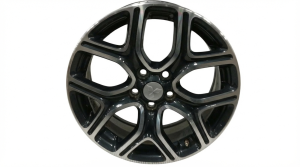 2014-2015 Mitsubishi Outlander Silver 18x7 5 Y-Spoke Alloy Wheel (Used OEM)